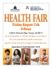 Health Fair 8/11/23 9-Noon